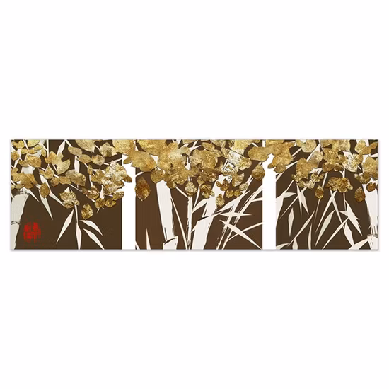 Arte simple moderno de la pared de la pintura 3D del fondo del hotel del espejo del acero inoxidable